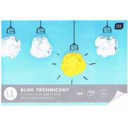 Blok techniczny  A4  10-kartkowy  ,    170g/m2